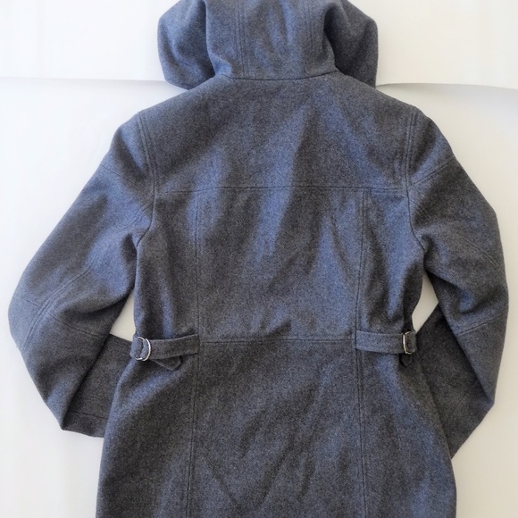 Clearance‼️EXPRESS HOODED ZIP UP WOOL JACKET - Picture 5 of 8